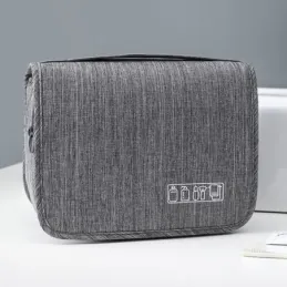 Potovalni organizator za kozmetiko CLEAR / Siva