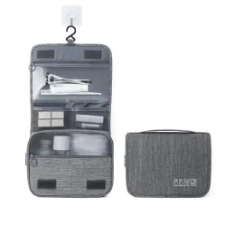 Potovalni organizator za kozmetiko CLEAR / Siva