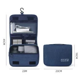 Potovalni organizator za kozmetiko CLEAR / Modra