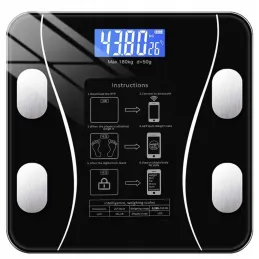 Osebna tehtnica z Bluetooth povezavo 180 kg INTEL / Črna