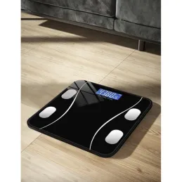 Osebna tehtnica z Bluetooth povezavo 180 kg INTEL / Črna