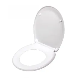 WC-deska z upočasnjenim zapiranjem / Bela