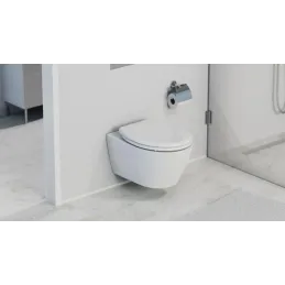 WC-deska z upočasnjenim zapiranjem / Bela