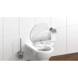 WC-deska z mehanizmom za mehko zapiranje / Blue wood