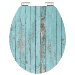 WC-deska z mehanizmom za mehko zapiranje / Blue wood