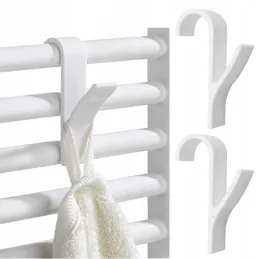 Komplet 2 obešalnikov za radiator ALAGO / mat bela