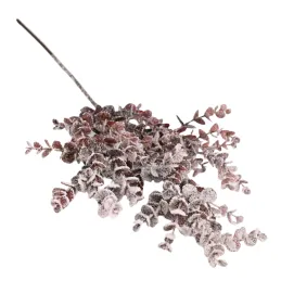 Umetna vejica SNOW EUKALYPTUS 570 mm / Bordojska rdeča