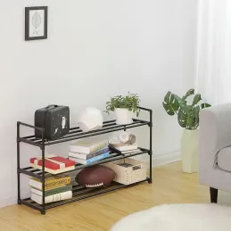 Stojalo za čevlje EKKO LINE LONG / Mat črna