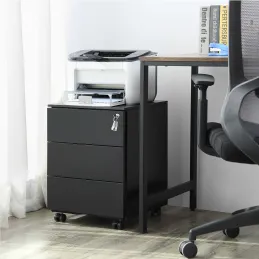 Pisarniški premični predalnik GARDO LUX 390 / Črn