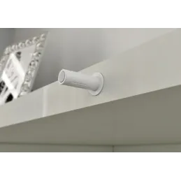 Bat z adapterjem K-PUSH za odpiranje brez ročajev – izjemno močan magnet / Bela