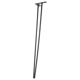 Namizna noga HAIRPIN EKO / črna