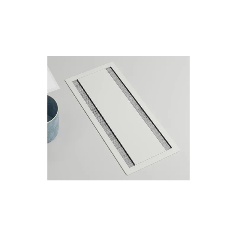 Dvostranski kabelski prehod ASA DUAL 314 × 148 mm / mat bela