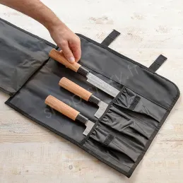 Komplet 3 japonskih kuhinjskih nožev DAMASCUS