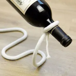 Stojalo za vino ROPE / Belo