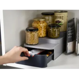 Izvlečni kuhinjski predal WERK / Siva