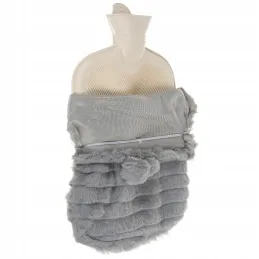 Plišasti grelnik – termofor 2 l / Siva