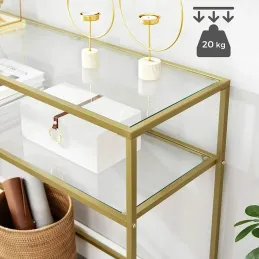 Kovinska komoda REGALO LUX DUO / Mat zlata