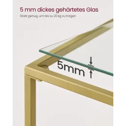 Kovinska komoda REGALO LUX DUO / Mat zlata