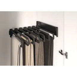 Izvlečni obešalnik za hlače CONERO / Antracit