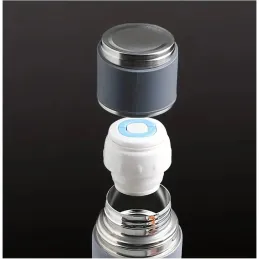 Oblikovalska termovka s 3 skodelicami, 500 ml / mat črna