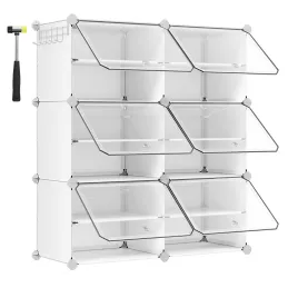 6-delni organizator za čevlje MODULAR FASHION / Bela