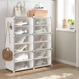6-delni organizator za čevlje MODULAR FASHION / Bela