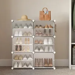 6-delni organizator za čevlje MODULAR FASHION / Bela