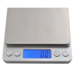 Kuhinjska tehtnica 2 kg z zaslonom in posodami / Nerjavno jeklo