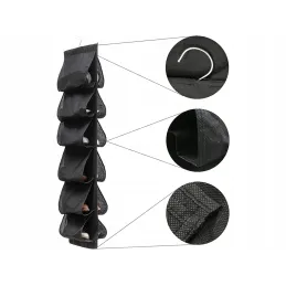 Organizator za čevlje z omaro EASY WAY / Črna