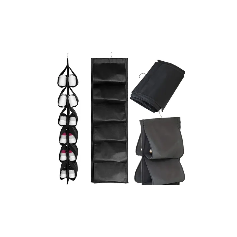 Organizator za čevlje z omaro EASY WAY / Črna