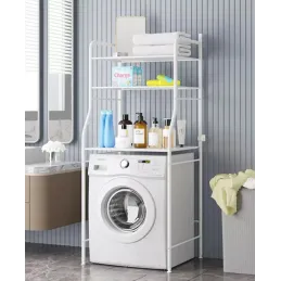 Regal nad pralnim strojem WASH / Bela matirana