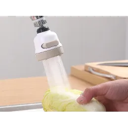 Perlator za pipo na baterije s funkcijo prhe / Bela