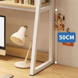 Odlagalna polica nad mizo REGALO TABLE / Bela – svetel les
