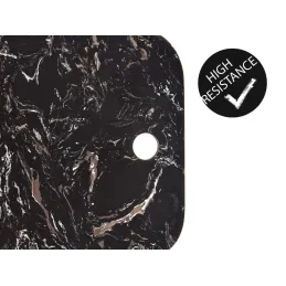 Rezalna deska MARBLE LUX / Naravni les + črni marmor