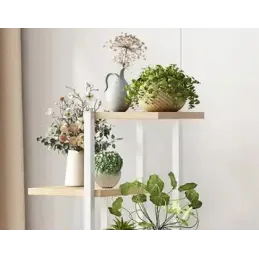 Stojalo za rože FLOWER / Bela