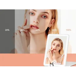 Kozmetično ogledalo z LED-osvetlitvijo LEXIA / Belo