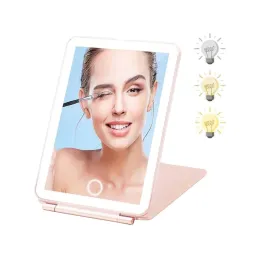 Kozmetično ogledalo z LED-lučko LEXIA / Rožnata