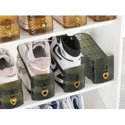 Organizator za čevlje EASY LUX / Zeleno-rjava