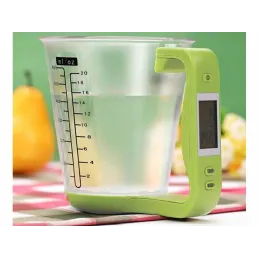 Kuhinjska posoda s prostornino 600 ml in digitalno tehtnico LCD