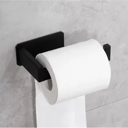 Samolepilno držalo za toaletni papir TRAX / Mat črna
