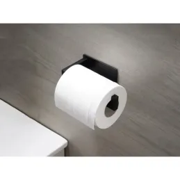 Samolepilno držalo za toaletni papir TRAX / Mat črna