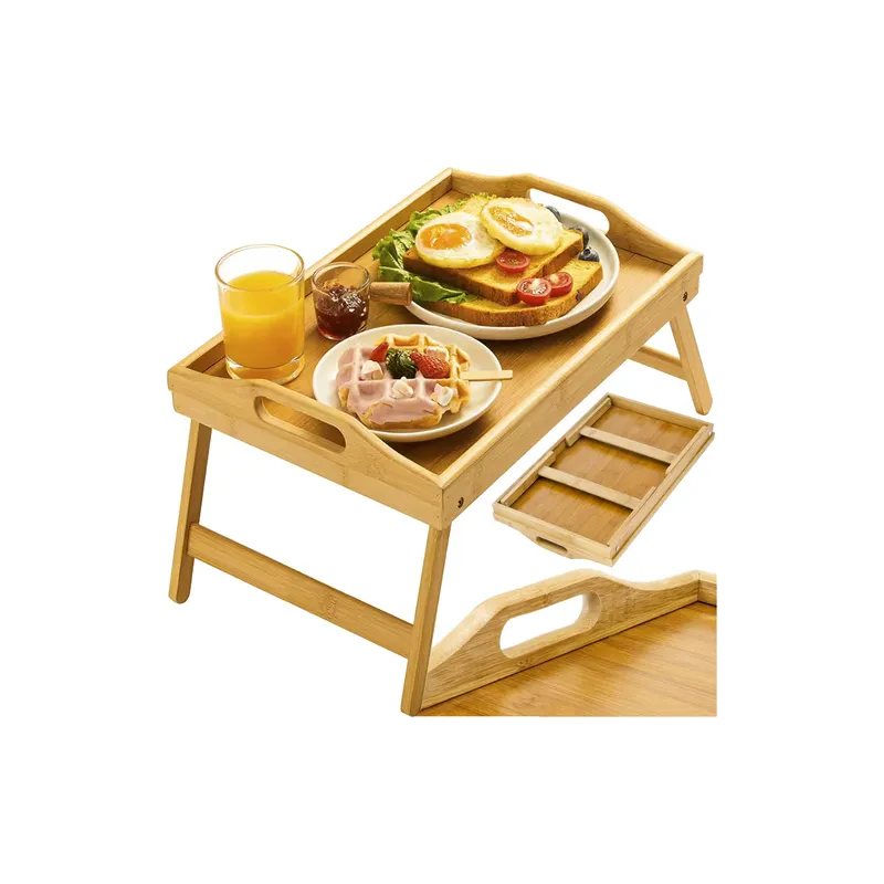 Servirni voziček za hrano REST / Naravni les