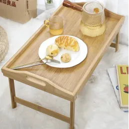 Servirni voziček za hrano REST / Naravni les