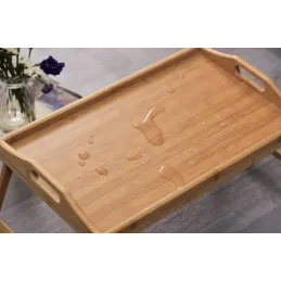 Servirni voziček za hrano REST / Naravni les