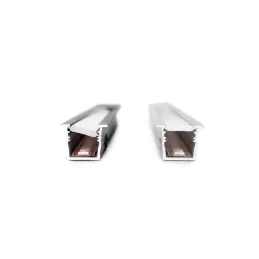 Vgradni aluminijasti profil z LED-trakom in pokrovčkom PYXIS / Mat črna