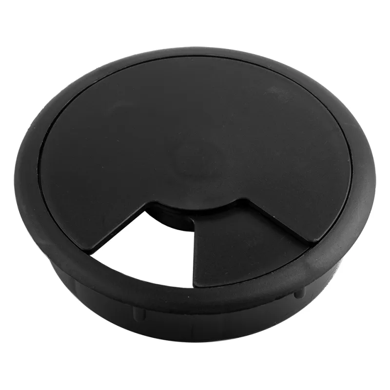 Prehod za kable iz PVC-ja, 80 mm / črna