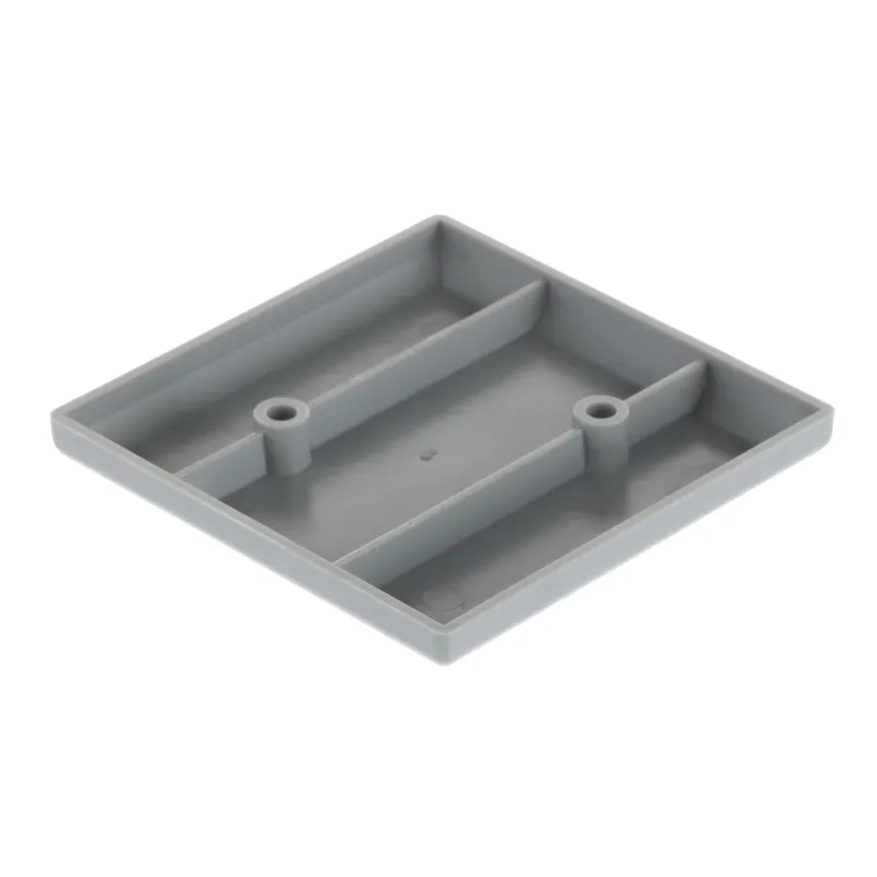 Plastična nogica 10 mm 80x80 / Siva