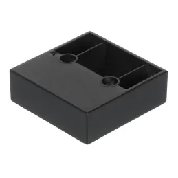 Plastična nogica 20 mm 60x60 / Mat črna