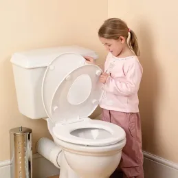WC-deska z adapterjem za otroke FAMILY / Bela