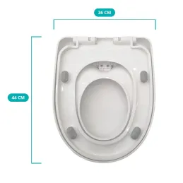 WC-deska z adapterjem za otroke FAMILY / Bela